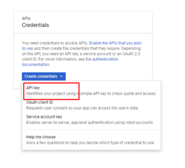 google cloud platform google maps api key aanvragen