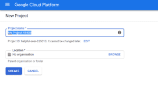 google cloud platform google maps organisatie aanmaken laatste stap