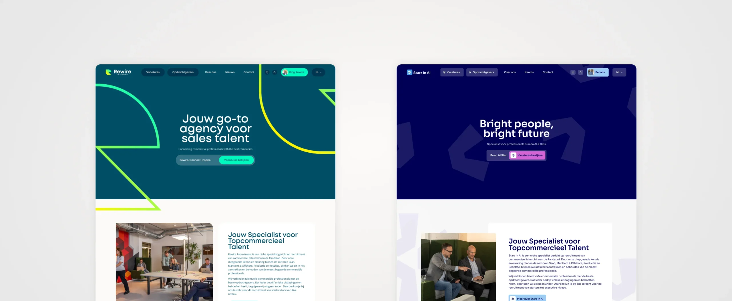 Een visueel overzicht van hoe de Compano koppeling werkt met daarin een aantal voorbeeldproducten die worden opgehaald uit Compano.