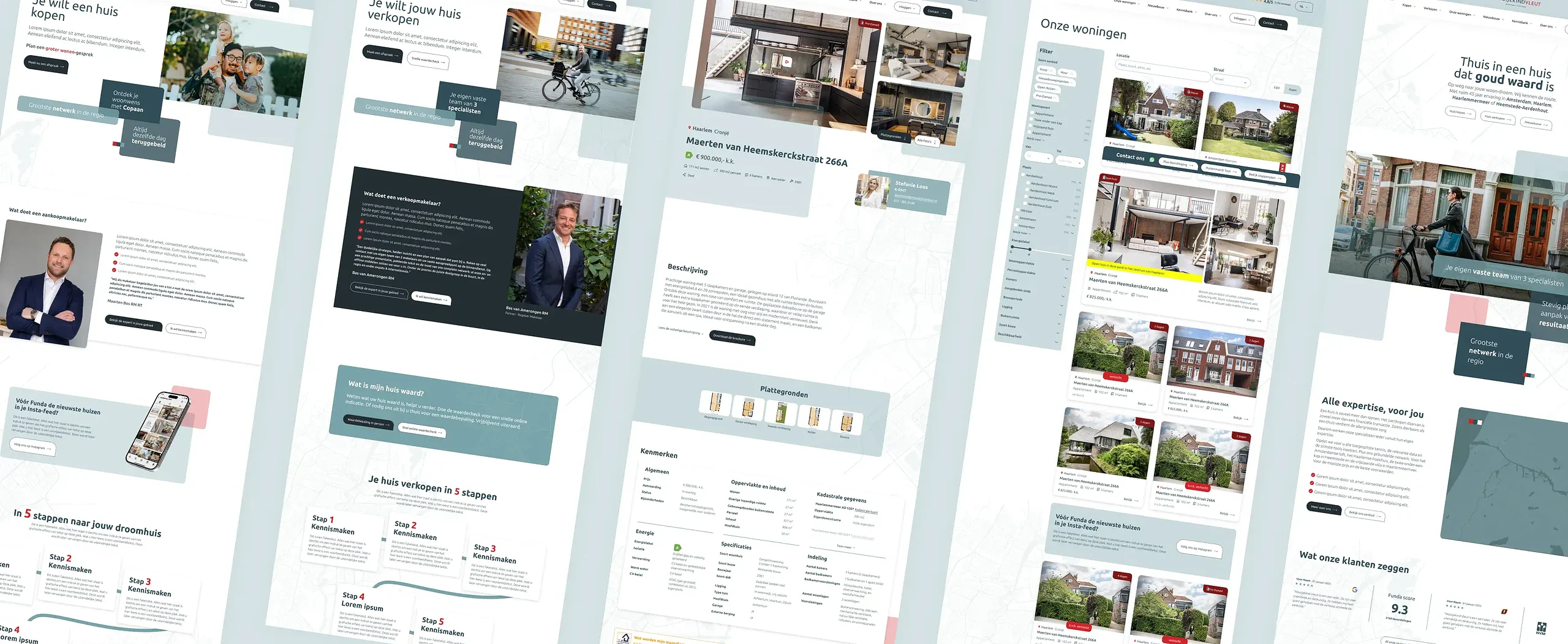 1. Professionele vastgoed website voor huur- en verkoopwoningen in Nederland, met geavanceerde zoekfunctie en gebruiksvriendelijk ontwerp.