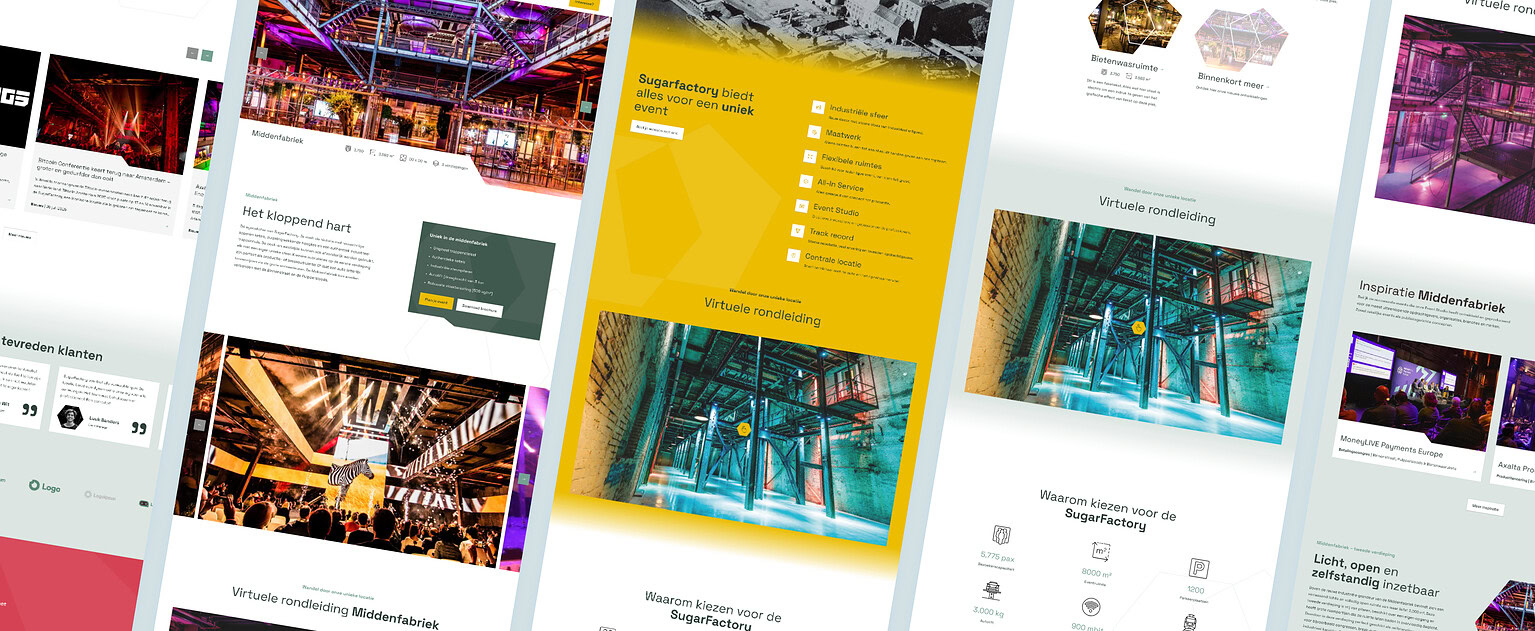 Modern digitaal platform voor SugarFactory met geavanceerde technologie en gebruiksvriendelijke interface, ontworpen voor een toekomstbestendige digitale ervaring.